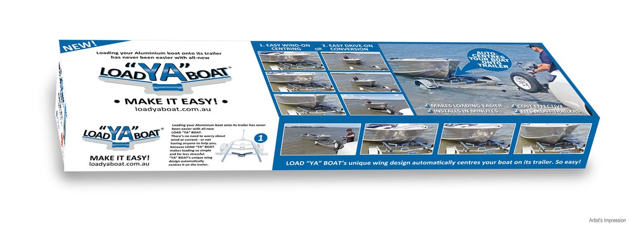 Load Ya Boat packaging mock-up